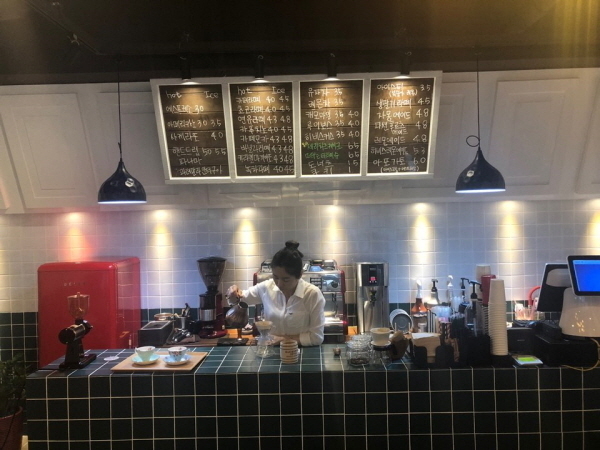 바리스타 원유옥씨