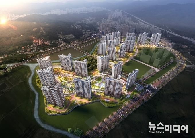 의정부 고산 수자인 디에스티지 조감도