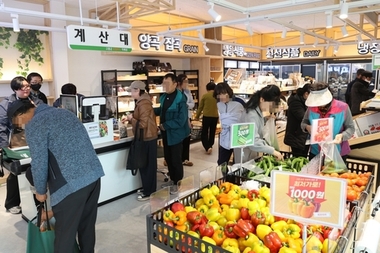 고흥군, 로컬푸드 직매장 개장 한 달 만에 누적 매출액 1억 원 돌파